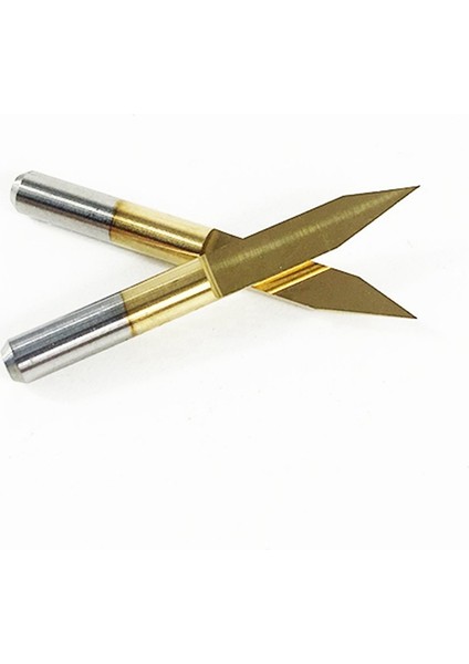 20PCS 30 Derece 0 1mm Uç Titanyum Kaplamalı Düz Alt Karbür Pcb Gravür Bitleri V-Fape Cnc Yönlendirici Kesici Kesme Aracı (Yurt Dışından) indirimleri