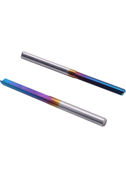 20PCS 3 175 Shank Mavi Kaplamalı Düz Uç Değirmen 2 Flüt Karbür Freze Kesici Ahşap Için Plastik Cnc Gravür Bit (Yurt Dışından) fiyatları