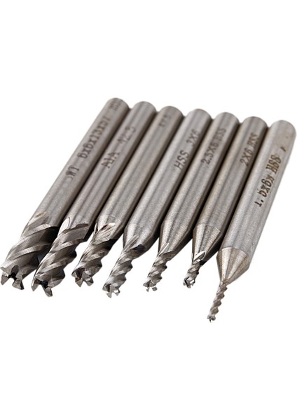 Swt 70PCS Hss Cnc 4 Flüt End Frezeleme Kesici Matkap Bit Seti 1 5 2 2 5 3 4 5 6mm (Yurt Dışından) fiyatları
