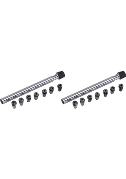 2x C10 ER8A 100L Kolet Chuck Tutucu + 14PCS Hassas Er8 Yaylı Kolet Seti (Yurt Dışından)