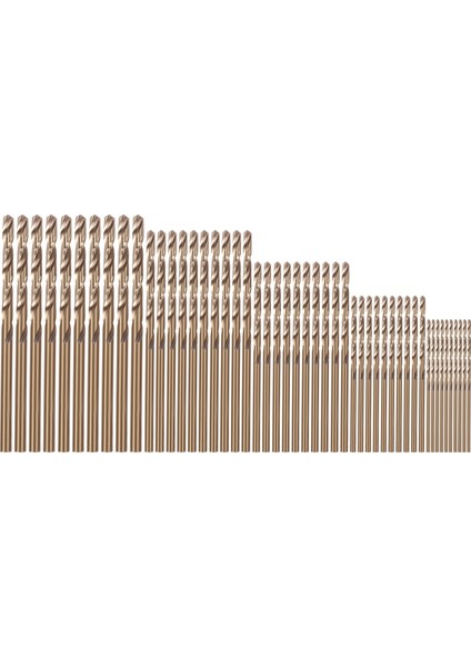 50PCS Drillforce Araçları M35 Kobalt Matkap Bit Seti Hss-Co Matkap Seti 1-3mm Sertleştirilmiş Çelik Dökme Demir ve Paslanmaz Çelikte Delmek Için (Yurt Dışından) modelleri