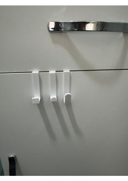 Plastik Dolap Askısı 3' Lü Set – Mutfak, Banyo ve Ofis Kullanımı Için Pratik Kanca modelleri