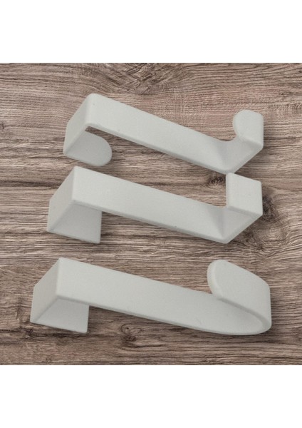 Plastik Dolap Askısı 3' Lü Set – Mutfak, Banyo ve Ofis Kullanımı Için Pratik Kanca