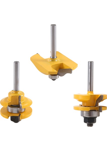3pc1/4 Shank Yükseltilmiş Panel Dolabı Kapı Yönlendirici Bit Seti - 3 Bit Ogee Ahşap Kesici Ahşap Yönlendirici Bitleri (Yurt Dışından) modelleri