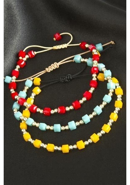 Sepetim Küp Top Metal Kristal Bileklik-Turkuaz fiyatları