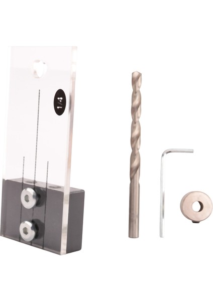 1/4inch Ahşap Işleme Düz Delik Delme Bulucu Yan Delik Delme Konumlandırıcı Dikey Yumruk Kiti Dıy Ahşap Işleme Araçları (Yurt Dışından) fiyatları