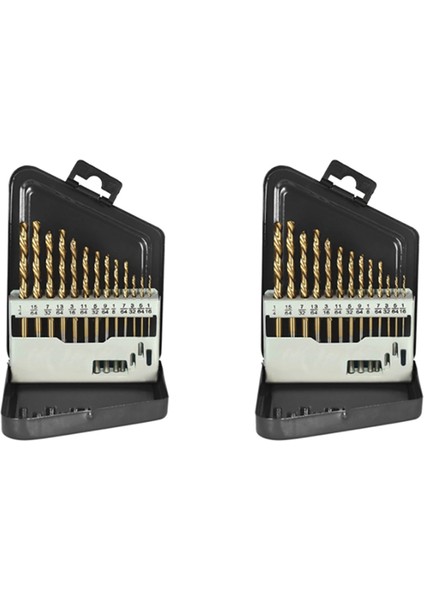 26PCS Titanyum Nitrür Kaplamalı Metal Elektrikli Aletler Için Sol Elle Yapılan Matkap Ucu Set Çıkarıcı Matkap Bitleri (Yurt Dışından)