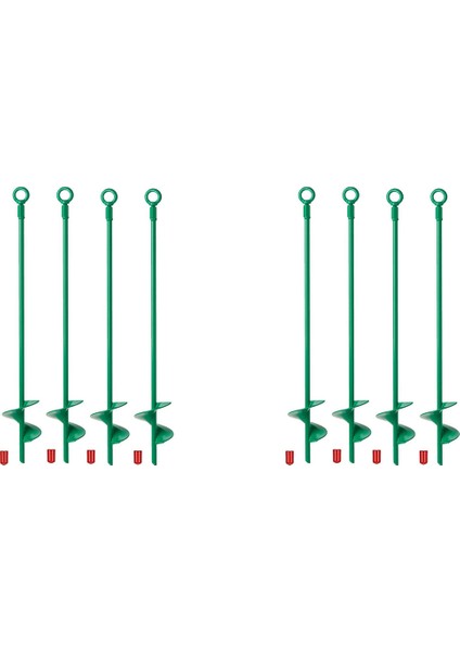 18 Inç Zemin Ankraj Kiti Helix Toprak Toprak Çapası Kamp Çadırı Için Ağır Hizmet Kulübesi Çapa Kancası Kanopi Salıncak Setleri 8 Pcs (Yurt Dışından)