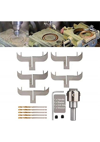 Freze Kesici Set Ahşap Işleme Bileklik Dairesel Bıçak Diy Ahşap Sondaj Aracı Cnc Takım Tezgahları Için Uygundur (Yurt Dışından) modelleri