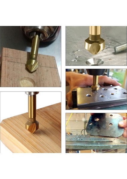 8 Pcs Hss Countersınk Matkak Biti Set 90 Derece Counterk Bits Titanyum Pap Kesici Mill Matkap Bitleri (Yurt Dışından) modelleri