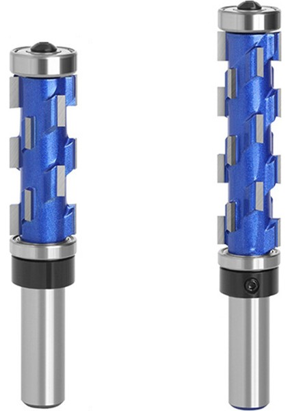2pcs 12MM-SHANK Düz Kesme Yönlendirici Bitleri Çift Yatak Spiral Kırpma Aracı Ahşap Freze Kesici Aracı Ahşap Için (Yurt Dışından)