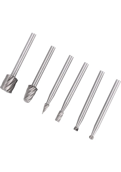 6pcs Hss Döner Çoklu Alet Çapak Yönlendirici Yönlendirici Bit Fabrikası Kesici Eki Dremel Için (Yurt Dışından) fiyatları