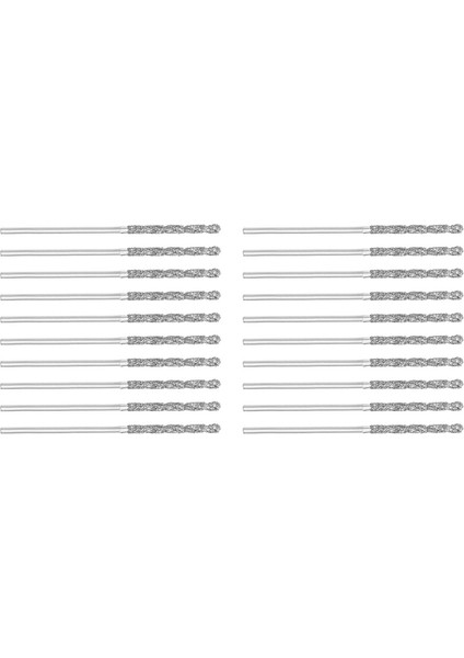 40PCS 1mm/0 04 Inç Elmas Bükülme Matkap Bitleri Cam Deniz Kabukları Için Yüksek Hızlı Çelik Hss Taş Fayanslar (Yurt Dışından)