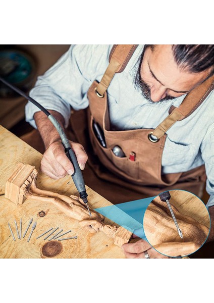 10 Parça Ahşap Oyma Bitleri Gravür Matkap Aksesuarları Döner Aletler Için Matkap Usunu Oymak Için Yuvarlak Burun Koyu (Yurt Dışından) indirimleri