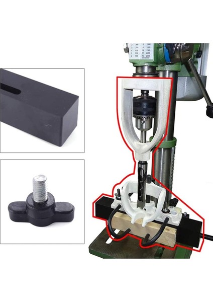Masa Matkap Matkap Matkap Ekleme Ek Matkap Slip Slip Square Hole Ele Matkaplar Sabitleme Braketi Beyaz (Yurt Dışından) modelleri