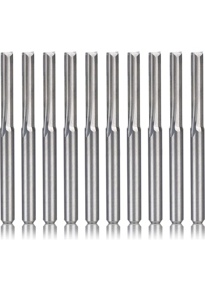 30PCS 2 Flüt Cnc Yönlendirici Bitleri 3 175MM Düz Yuva Tungsten Ahşap Plastik Için Çelik Freze Kesici (Yurt Dışından) fiyatları