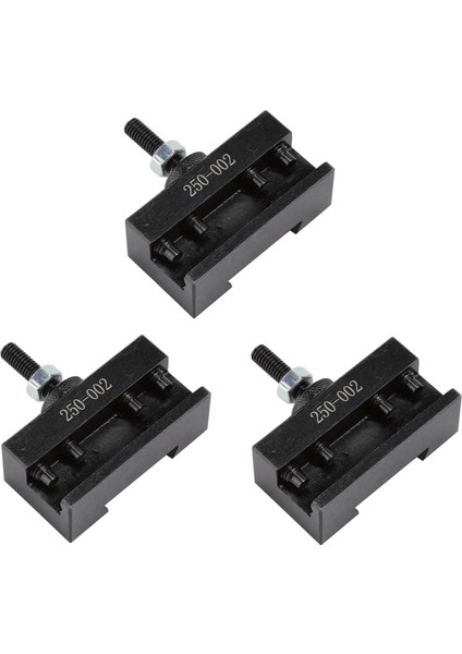 3x 250-002 Hızlı Alet Değişikliği Tutucu Dönüş Torna Yüz Partisi Bıçağı (Yurt Dışından)