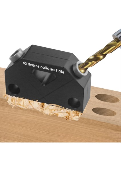 Cep Deliği Jig Kit-45 ° Punch Bulucu Açısı Ahşap Işleme Alet Deliği Vidalı Jig Konumlandırıcı Dökme Dübel Matkap Kılavuzu Marangoz (Yurt Dışından) modelleri