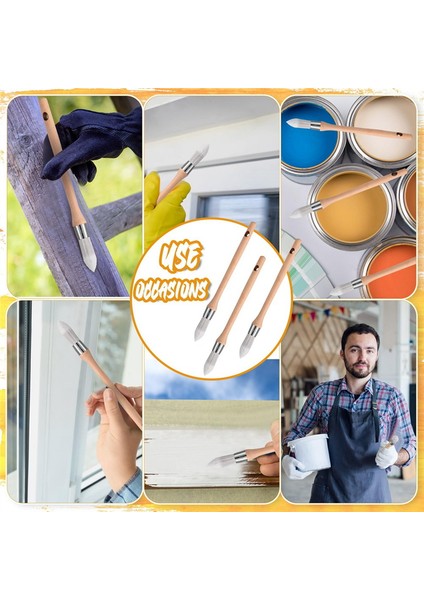 12PCS Döşeme Boyama Aracı Kenar Temiz Boyama Aracı Köşe Boya Fırçası Yuvarlak Küçük Boya Fırçaları Ince Trim Fırçası (Yurt Dışından) indirimleri
