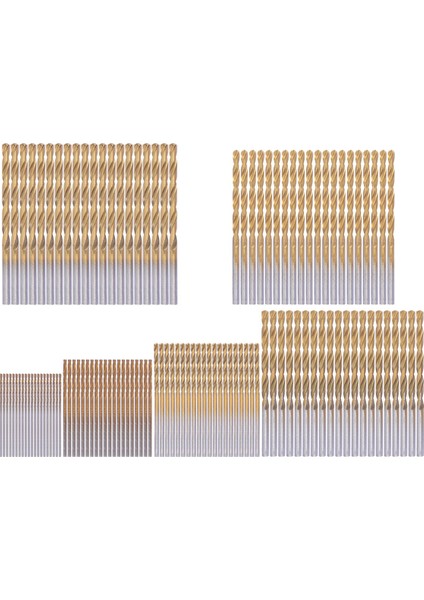 120 Pcs Titanyum Matkap Bit Seti Metal Çelik Ahşap Plastik Bakır Alüminyum Alaşım Için Matkap Bitleri 1mm Ila 3 5 mm (Yurt Dışından) fiyatları