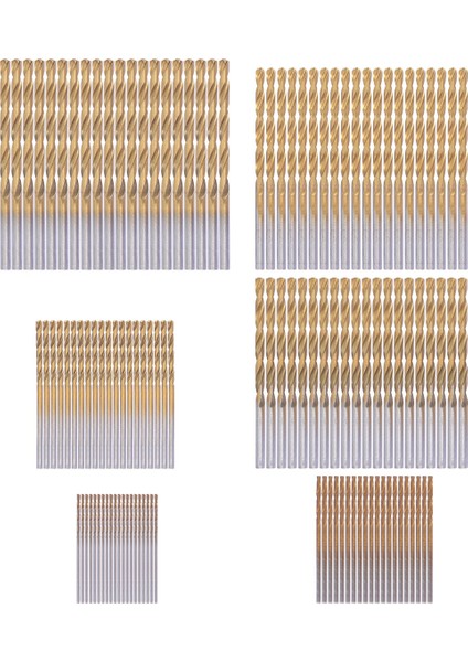 120 Pcs Titanyum Matkap Bit Seti Metal Çelik Ahşap Plastik Bakır Alüminyum Alaşım Için Matkap Bitleri 1mm Ila 3 5 mm (Yurt Dışından) modelleri