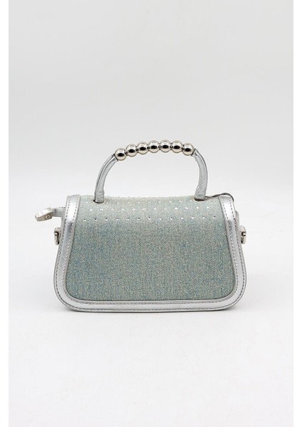 Kadın Kot ve Taşlı Çapraz Çanta Kb 058 - Kot Mavi fiyatları