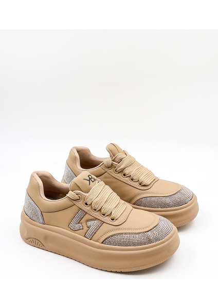 Kristebell Ithal Özel Seri Kadın Sneaker Ayakabbı KB1002 - Bej - 36 fiyatları
