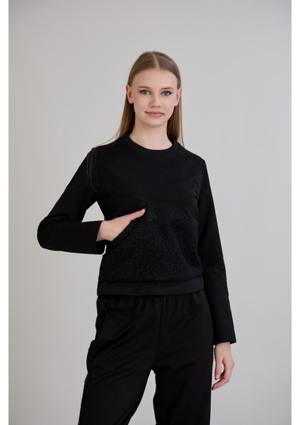 Triko Garnili Sweatshirt modelleri