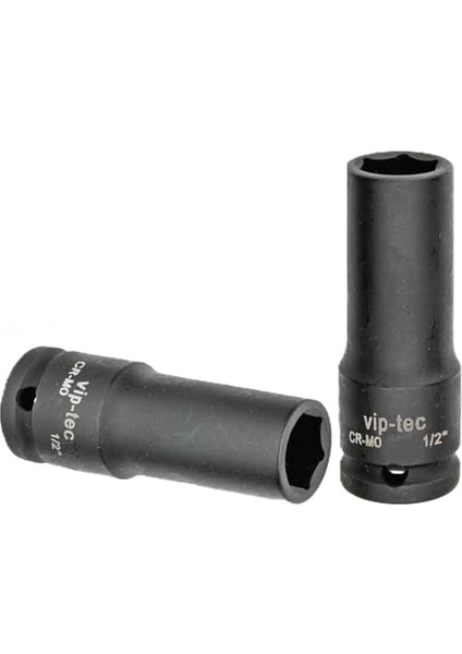 Vıp-Tec 1/2 Altı Köşe Havalı Derin Lokma 21 mm