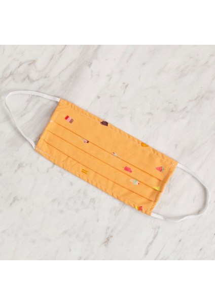Loren Turuncu Kumaş Maske