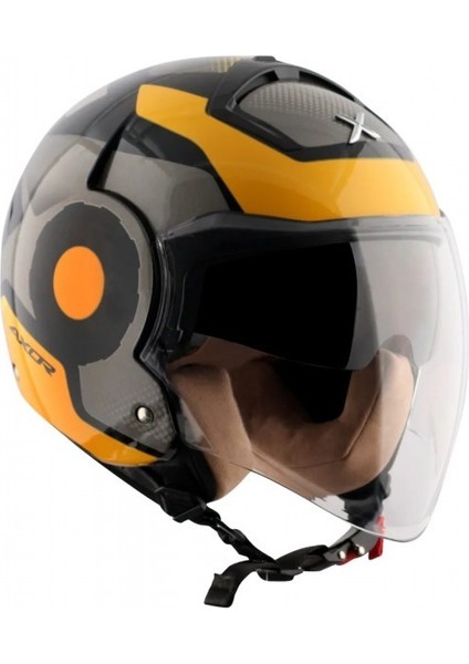 Striker Ultron Açık Kask Siyah-Sarı fiyatları