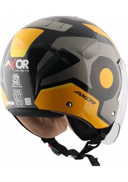 Striker Ultron Açık Kask Siyah-Sarı modelleri