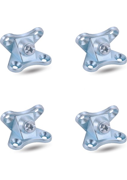 Açılı T Bağlantı Çektirme Zamak Çinko Köşe Birleştirme Kelebek (4 Adet)