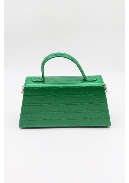 Marka Ithal Kroko Kadın Çanta KB909 - Yeşil fiyatları
