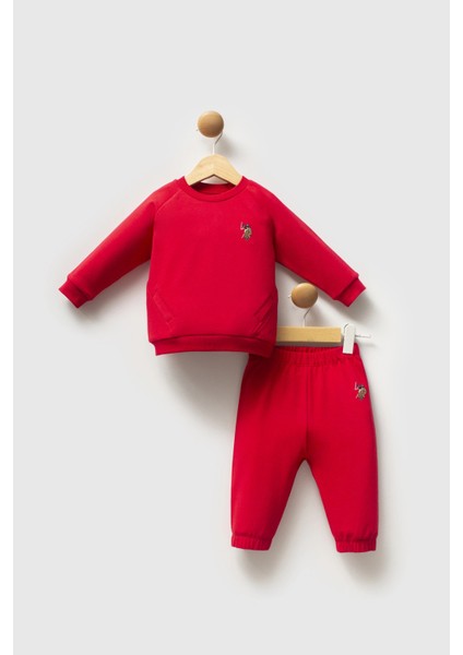 U.s.polo Assn Erkek Bebek 2 Li Takım - Kırmızı