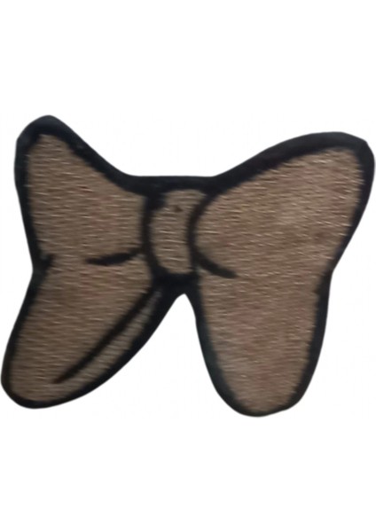 Aplike Ütü Ile Yapışan Küçük Kelebek Kahverengi Arma 3x2 cm