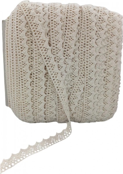 Kopanaki Dantel En 1,5 cm Krem 5 Metre