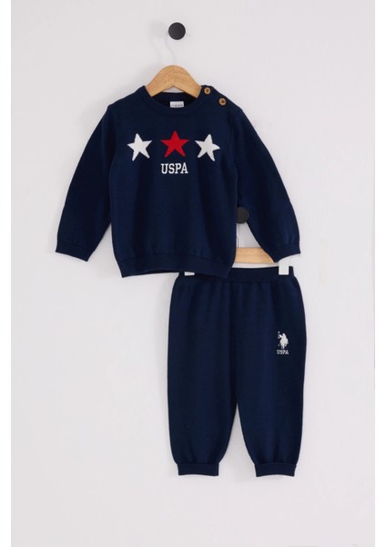 U.s.polo Erkek Bebek Triko 2li Takım - Lacivert