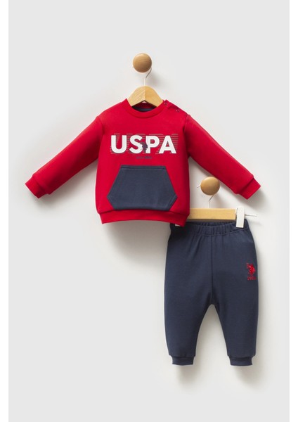 U.s.polo Assn Erkek Bebek 2li Takım - Kırmızı