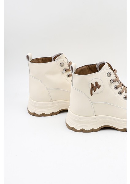 Kristebell Ithal Bağcıklı Sneaker Kadın Spor Bot 2009 - Vizon - 36 fiyatları