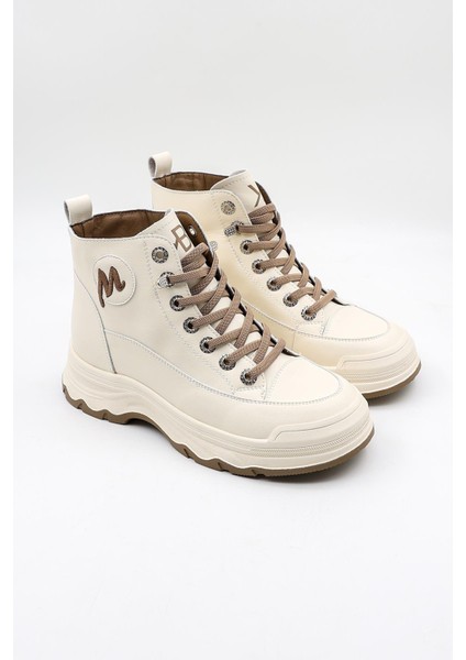 Kristebell Ithal Bağcıklı Sneaker Kadın Spor Bot 2009 - Vizon - 36 modelleri
