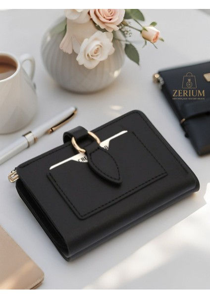 Yatay Minimalist Çok Bölmeli Pu Deri Trend Kadın Kartlık & Cüzdan fiyatları