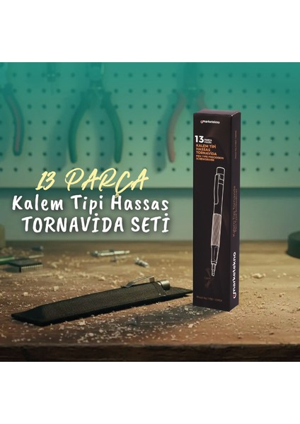Kalem Tipi Hassas Tornavida 13 Parçalı Pratik Tornavida Seti fiyatları