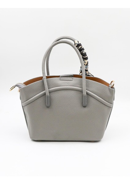 Ithal Kadın Fular Detaylı El ve Çapraz Çanta KB592 - Gri fiyatları