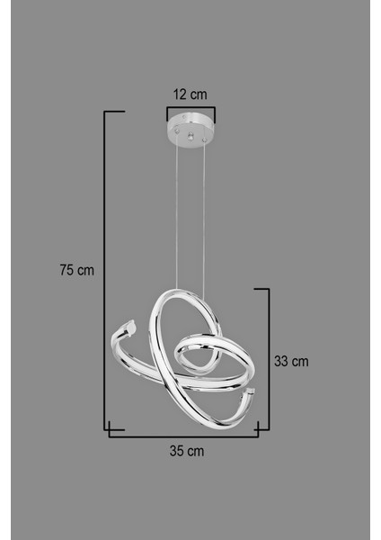 Palm Ledli Avize Modern Lüks Salon Yatak Odası modelleri