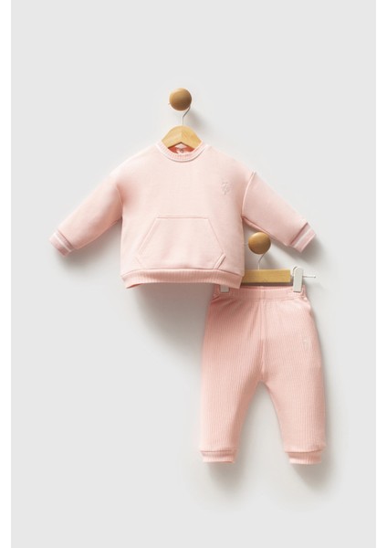 U.s.polo Assn Kız Bebek 2li Takım - Açık Pembe