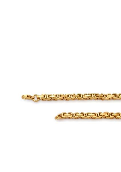 Altın Kaplama Kral Erkek Zincir Kolye ZN-519 fiyatları