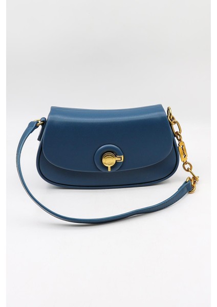 Ithal Kadın Baget ve Çapraz Çanta KB699 - Mavi