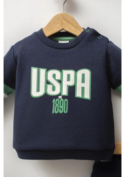 U.s.polo Assn Erkek Bebek 2li Takım - Lacivert-Yeşil fiyatları