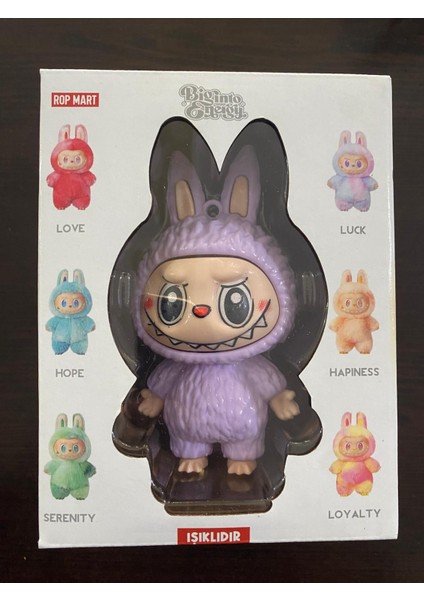 Süpriz Renk Labubu Sert Plastik Işıklı Figür Oyuncak 12 cm fırsatları